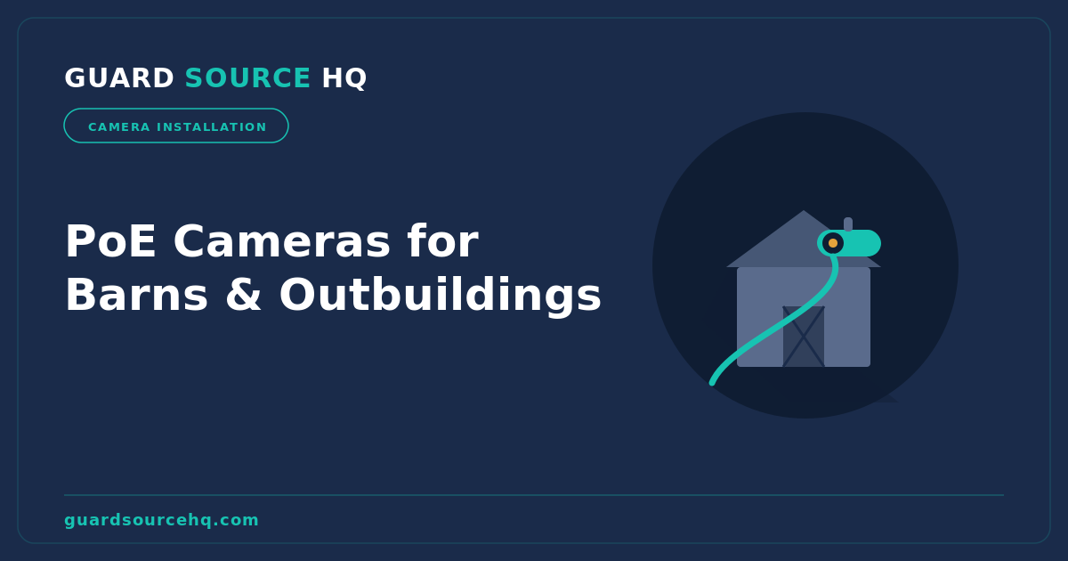 PoE Cameras for Barns & Outbuildings