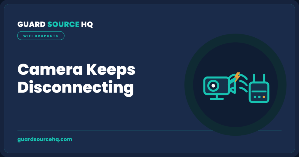 WiFi camera disconnecting broken link